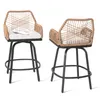 Avestar drehbare Garten-Barhocker 2er Set, hohe Produktbild-Vorschau 1