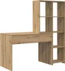 vidaXL Scrivania in rovere Artisan 138,5 x 55 x 143 cm Anteprima dell’immagine prodotto 7