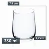 KADAX Wassergläser "Alezio", Trinkgläser, 330 ml, 6 Stück Produktbild-Vorschau 4
