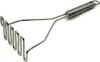A stainless steel potato masher on a white background. Anteprima dell’immagine prodotto