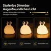 LED Nachtlicht Kids Slug Lampe Silikon Kabellos Stufenlos Produktbild-Vorschau 2