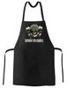 Born To Grill Grill-Schürze für Herren mit SpruchTotenkopf Produktbild-Vorschau 2