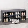 Armadietto porta scarpe KESPER® con cuscino, grigio, per 10 Anteprima dell’immagine prodotto 12