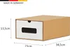 BigDean 20x Schuhaufbewahrung BRAUN/WEISS mit Sichtfenster Produktbild-Vorschau 2