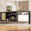 MODFU Mobile bar moderno con ripiani e ante, tavolo da bar Anteprima dell’immagine prodotto 10