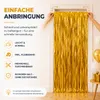Lametta Vorhang gold - 200 x 100 cm - Glitzervorhang für Produktbild-Vorschau 6