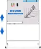 COSTWAY Doppelseitiges mobiles Whiteboard, 120 x 80 cm, Produktbild-Vorschau 1