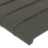 Kopfteil mit Ohren Dunkelgrau 83x16x78/88 cm Samt Produktbild-Vorschau 5