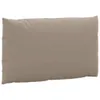 vidaXL Vankúš na paletu 3-dielny Taupe Oxford Fabric Náhľad obrázku produktu 6
