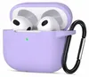AirPods 3 Silikon Schutzhülle mit Karabiner, Soft Touch Produktbild-Vorschau 1
