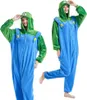 Onesie Kigurumi pigiama Super Mario Luigi costume Anteprima dell’immagine prodotto 1