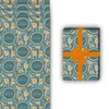 Happy Birthday Geschenkpapier mit Blumen auf blau - G7614, Produktbild-Vorschau 3