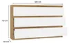 Komoda Malwa M6 120 DĄB ARTISAN BIAŁY Produktbild-Vorschau 6