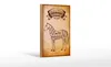 Holzschild Pferd 12x18cm Horse cuts Organic Metzgerei Produktbild-Vorschau 1
