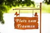 Rost Schild Platz zum Träumen 50cm x 32cm  Edelrost Schild Produktbild-Vorschau 1