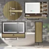 Puluomis Spiegelschrank Bad 80cm mit 3 färbiger dimmbarer Produktbild-Vorschau 4