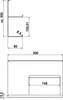 Naber 8041225 transFORM Ablage 4 für Relingsystem, schwarz Produktbild-Vorschau 2