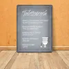 Metallschild XL mit Spruch: Toilettenregeln Schild Produktbild-Vorschau 4