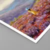 Poster - Poster ohne Rahmen - Feld Frau Landschaft - 60x60 Produktbild-Vorschau 2