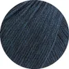 A close-up view of dark blue yarn. Produktbild-Vorschau