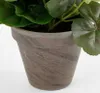 Umelý červený kvet v kvetináči 34x20cm pelargónie prírodný Náhľad obrázku produktu 3