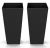 VEVOR Pot de fleurs 325 x 325 x 665 mm, lot de 2, grand pot Voir les images du produit 1