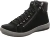 A single black high-top sneaker with a gray sole is shown against a white background. Anteprima dell’immagine prodotto