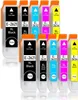 A collection of ink cartridges arranged in two rows against a white background. Produktbild-Vorschau
