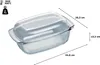 Glasbräter HEZ915003 (transparent, 5,4 Liter) Produktbild-Vorschau 3