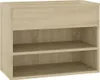 vidaXL Lavice na boty Sonoma dub 60x30x45 cm výrobek z Náhled obrázku produktu 1