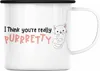 Trendation - Valentinstag Emaille Tasse Geschenk für Ihn Produktbild-Vorschau 1