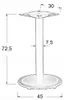Base per tavolo in metallo SH-5001-5, per ufficio, hotel, Anteprima dell’immagine prodotto 11