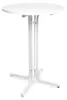 Beautissu Outdoor Stehtisch Bellini, klappbar, Ø80cm, Weiß Produktbild-Vorschau 1