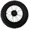 Dirtbike Komplettrad Pitbike Stahlfelge Ersatz hinten Produktbild-Vorschau 3