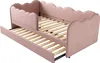 Letto imbottito Sweiko daybed 90x190cm, divano letto daybed Anteprima dell’immagine prodotto 15