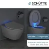 SCHÜTTE Duroplast Sedile WC LED, sedile WC con luce Anteprima dell’immagine prodotto 3