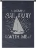 MuchoWow® Wandteppich Wandbehang Jahrgang - Segeln - Boot Produktbild-Vorschau 1