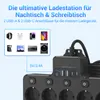 5 Fach Steckdosenleiste USB Mehrfachsteckdose Einzeln Produktbild-Vorschau 9