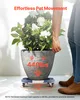 Carrello portarifiuti VEVOR, portata 181,4 kg, carrello Anteprima dell’immagine prodotto 2