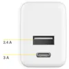 Nástenná nabíjačka Accezz - Nabíjačka - USB-C a USB port - Náhľad obrázku produktu 4