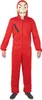 Bankräuber-Verkleidung für Erwachsene rot L / XL Produktbild-Vorschau 1