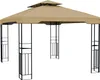 paramondo Deluxe Gartenpavillon, 4 x 3 m, beige wetterfest, Produktbild-Vorschau 2