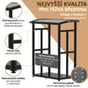 Stojan na drevo vonku Strecha 91×56×117 cm Nastaviteľné Náhľad obrázku produktu 6