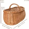 Creative Home Piknikový prútený košík na nákup s uchom a Náhľad obrázku produktu 2