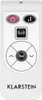 A white remote control for an electric heater. Produktbild-Vorschau