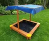 Sandkasten SANDI XXL mit Deckel und Sitzbänken Produktbild-Vorschau 4