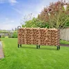 Peviasot Kaminholzregal mit Abdeckhaube, 244 × 34,5 × 124 Produktbild-Vorschau 7