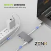 USB C Hub 6 in 1 - USB C naar USB - USB C dock - USB 3.0 - Produktbild-Vorschau 3