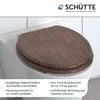 SCHÜTTE MDF WC prkénko DARK WOOD, WC prkénko s měkkým Náhled obrázku produktu 15