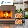 VOUNOT® Kaminholzregal mit 4 Kaminbesteck, Metall Produktbild-Vorschau 5